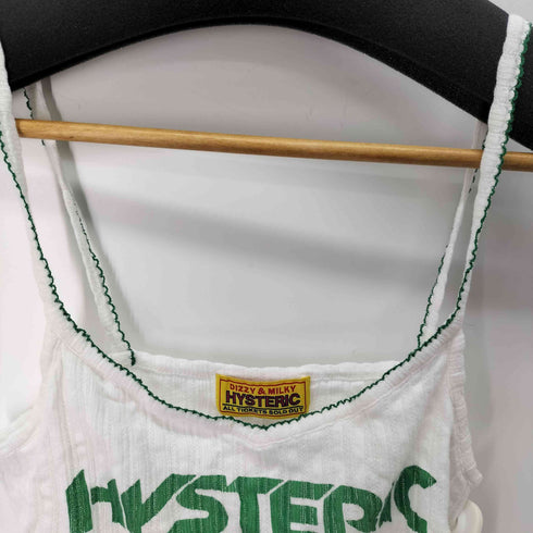 ヒステリックグラマー HYSTERIC GLAMOUR POWER LOVE フロントロゴキャミソール レディース