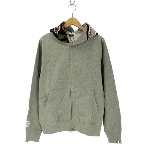 アベイシングエイプ A BATHING APE 1ST SHARK FULL ZIP HOODIE メンズ JPN:M