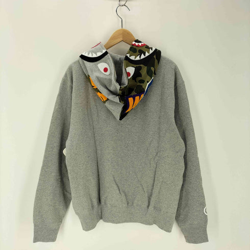 アベイシングエイプ A BATHING APE 1ST SHARK FULL ZIP HOODIE メンズ JPN:M