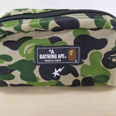 アベイシングエイプ A BATHING APE 猿カモ ポーチ メンズ