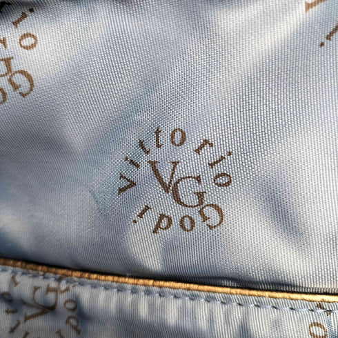 VITTORIO GODI レザー ラメ ショルダー バック レディース