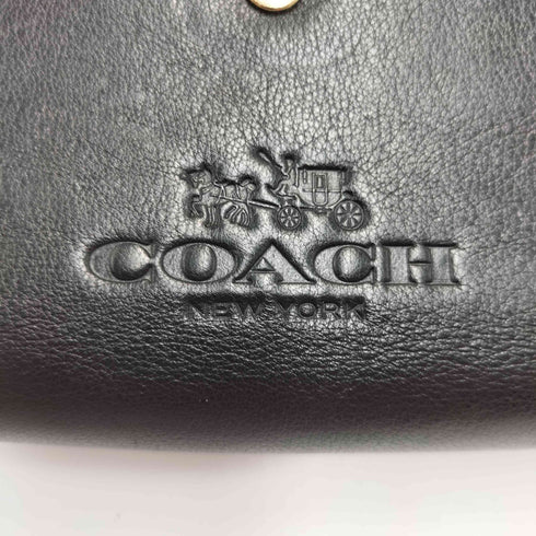コーチ COACH ロゴ刻印 ホース 2つ折り 財布 レディース