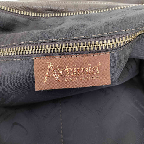 Alchimia アルキミア イタリア製 本革 2WAY ショルダーバッグ メンズ