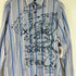 デシグアル Desigual 刺繍デザイン L/S ストライプシャツ メンズ import:L