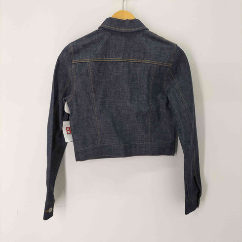 ダナキャランニューヨークジーンズ DKNY JEANS 90-00S 比翼デニムジャケット レディース JPN:2