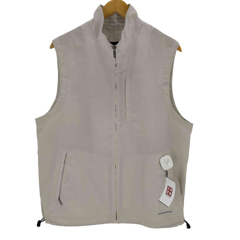 バーバリーゴルフ BURBERRY GOLF 日本製 裏地メッシュ ナイロンベスト メンズ import:L