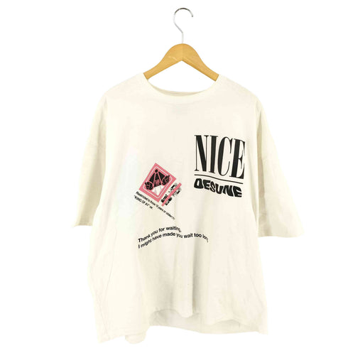 フリークスストア FREAKS STORE Only White Brief 両面プリントTEE メンズ