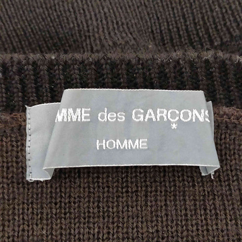 コムデギャルソンオム COMME des GARCONS HOMME 銀タグ 田中オム ウールクルーネックニット メンズ
