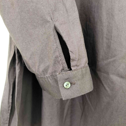 ミズイロインド mizuiro ind gather neck shirt コットン ギャザー ネック シャツ レディース