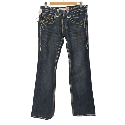 LAGUNA BEACH MADE IN USA ステッチデザインフレアデニムパンツ メンズ 32