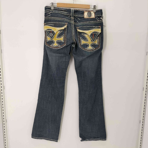 LAGUNA BEACH MADE IN USA ステッチデザインフレアデニムパンツ メンズ 32