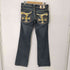 LAGUNA BEACH MADE IN USA ステッチデザインフレアデニムパンツ メンズ 32