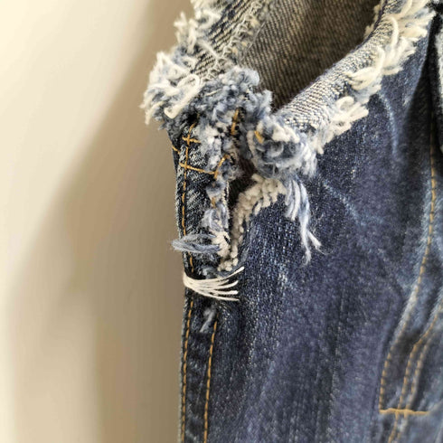 リーバイス Levis 00S redloop 70599-0597 カットオフ デニム ベスト メンズ import:M
