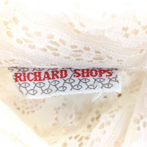 richard shops フラワー レース ブラウス レディース