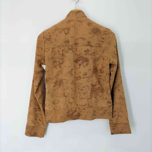 KATRACA 擦れ加工ハイネックジャケット レディース
