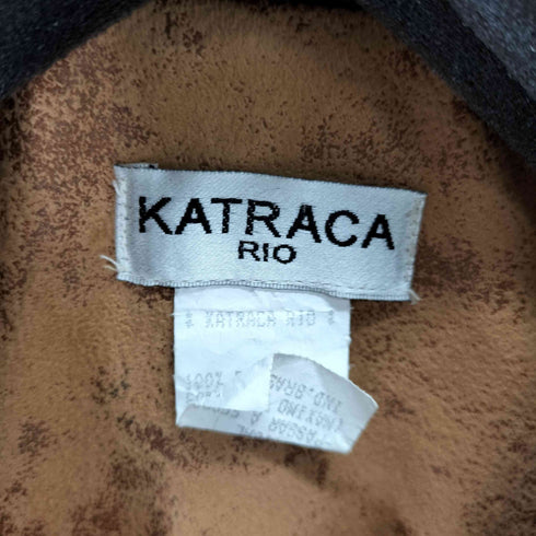 KATRACA 擦れ加工ハイネックジャケット レディース