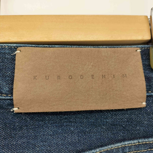 クロ KURO カウレザーパッチ デニム スキニーパンツ メンズ