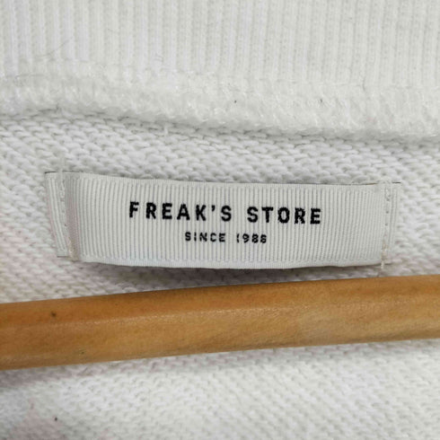 フリークスストア FREAKS STORE ヴィンテージライク Vネックロゴスウェット レディース FREE