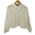 ミズイロインド mizuiro ind 25SS lace mix box shirt レースミックスボックスシャツ レディース