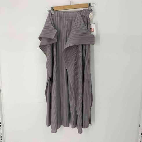 レイヤードデザインプリーツパンツ レディース