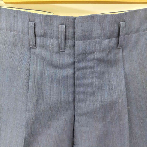 50-60S TALONジップ 1タックストライプワイドスラックス メンズ