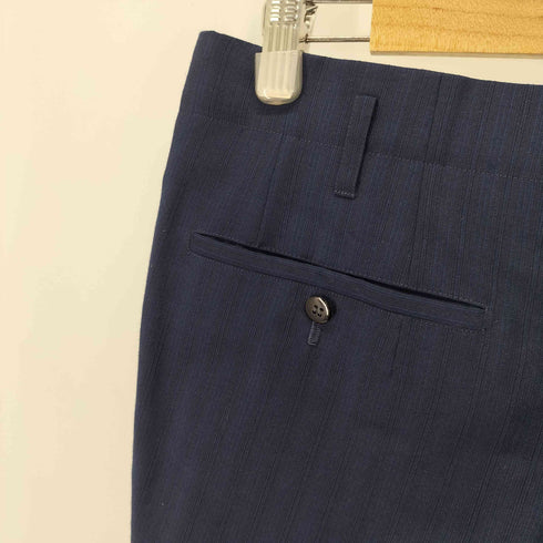 50-60S TALONジップ 1タックストライプワイドスラックス メンズ