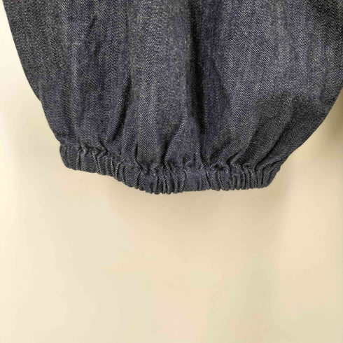 ミズイロインド mizuiro ind 25SS デニムドローストリングボリュームパンツ インディゴ染め レディース
