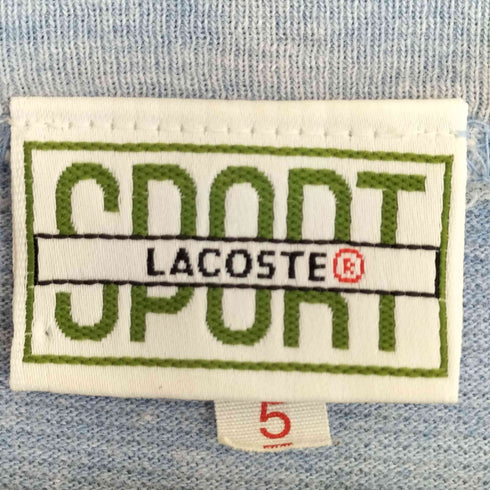 ラコステスポーツ LACOSTE SPORT ブリーチ加工 Tシャツ メンズ 5