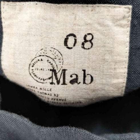 08 MAB リネンロングコート レディース FREE