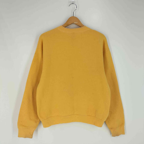 フルーツオブザルーム FRUIT OF THE LOOM 90s USA製 フロントプリント クルーネックスウェット メンズ import:L