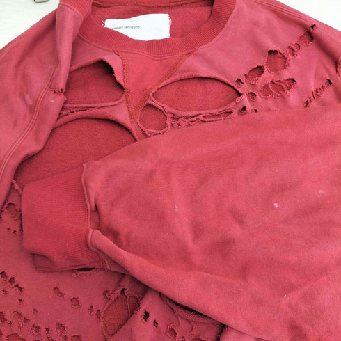 ノゾミイシグロ NOZOMI ISHIGURO ダメージ加工スウェット レディース ONE SIZE