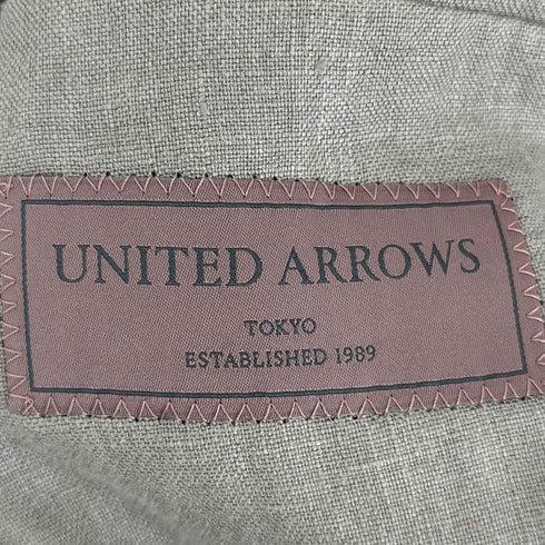 ユナイテッドアローズ UNITED ARROWS LIBECO ノッチドラペル シングル 2ボタン ジャケット メンズ 48