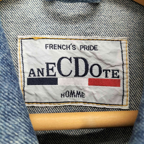 ANECDOTE イエローステッチデザインデニムジャケット メンズ