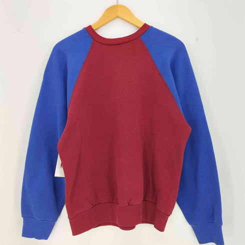 タルテックス TULTEX 80-90s USA製 ツートン ラグランスウェット メンズ import:M