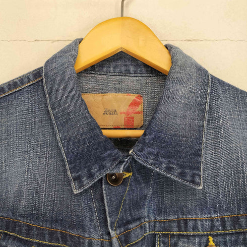 ザラ ZARA ステッチデザインデニムジャケット メンズ JPN:XL