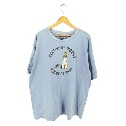 ベイサイド BAYSIDE USA製 フロントプリントTEE メンズ 2XL