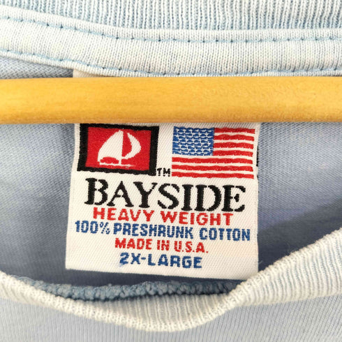 ベイサイド BAYSIDE USA製 フロントプリントTEE メンズ 2XL
