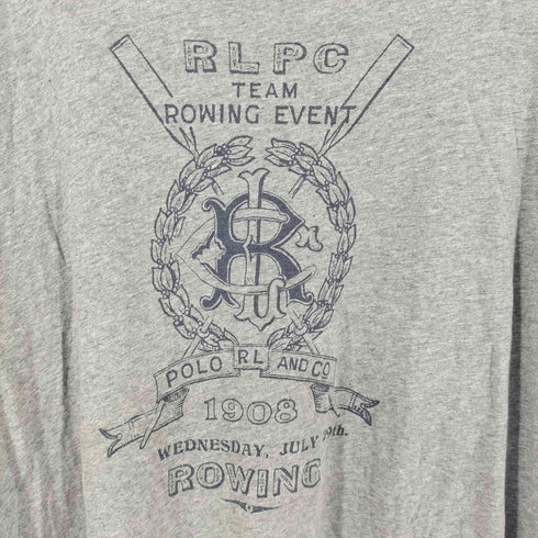 ポロバイラルフローレン Polo by RALPH LAUREN 90S フロントロゴ プリントカットソー メンズ import:XXL