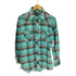 ラングラー Wrangler 90S 襟芯 チェック柄 ウエスタンシャツ メンズ import:XL