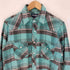 ラングラー Wrangler 90S 襟芯 チェック柄 ウエスタンシャツ メンズ import:XL