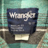 ラングラー Wrangler 90S 襟芯 チェック柄 ウエスタンシャツ メンズ import:XL