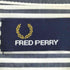 フレッドペリー FRED PERRY ロゴ刺繍 ユニオンジャック切替 ストライプ シャツ メンズ import:M