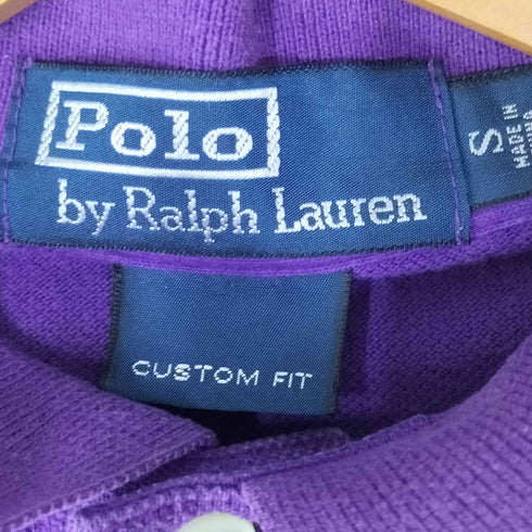 ポロバイラルフローレン Polo by RALPH LAUREN CUSTOM FITビッグ ポニー刺繍 S/S ポロシャツ メンズ import:S