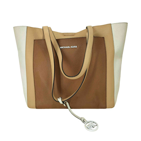 マイケルコース Michael Kors Gemma Large Tri-Color Pebbled Leather Tote トートバッグ レディース