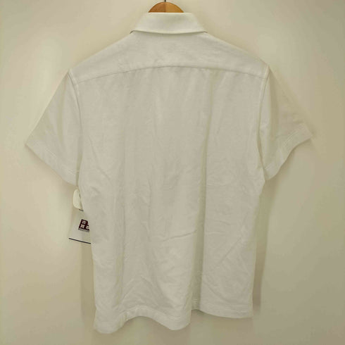 ピーエスポールスミス PS Paul Smith 襟裏花柄 ボタンダウン S/S ポロシャツ メンズ import:M