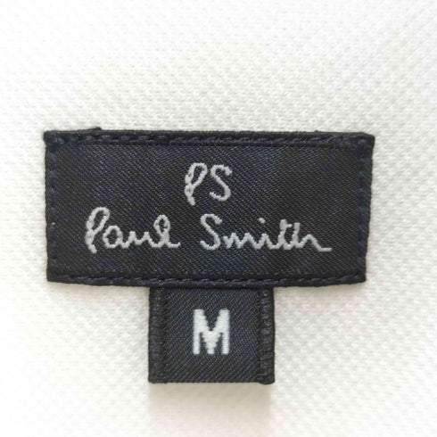 ピーエスポールスミス PS Paul Smith 襟裏花柄 ボタンダウン S/S ポロシャツ メンズ import:M