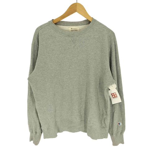 チャンピオン Champion Vガゼット 無地 クルーネック L/S プルオーバー スウェット メンズ import:XL