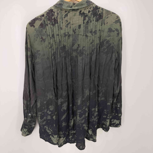 オールセインツ ALLSAINTS 22AW EVA GAIA OMBRE SHIRT エヴァ ガイア オンブレ シャツ レディース 34