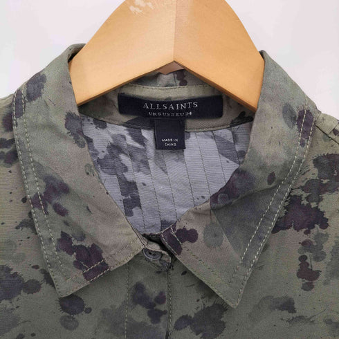オールセインツ ALLSAINTS 22AW EVA GAIA OMBRE SHIRT エヴァ ガイア オンブレ シャツ レディース 34