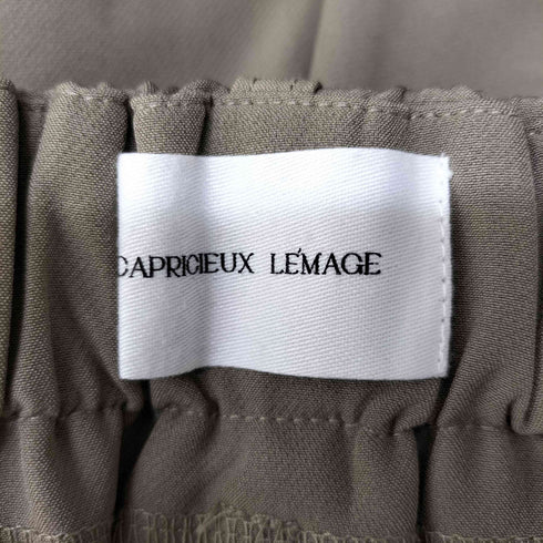 カプリシュレマージュ CAPRICIEUX LEMAGE 24AW 3Dタックパンツ レディース PS